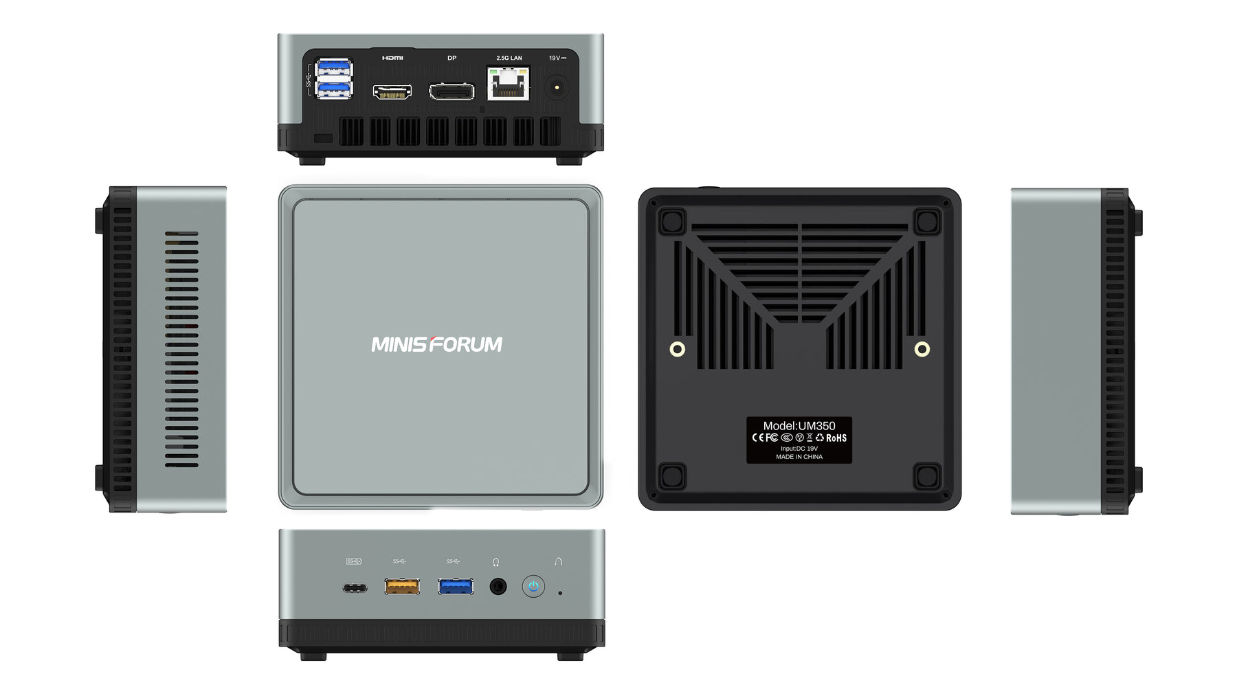 Minisforum UM350 Mini PC AMD Ryzen 5 3550H – Minisforum JP